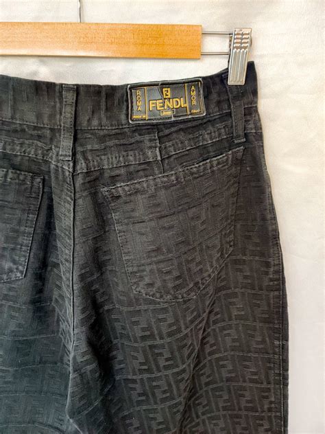 fendi jeans monogram